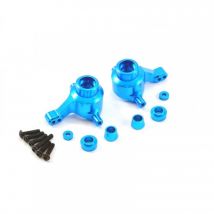 Fastrax Fusée Avant Alu bleu (x2) Pour Tamiya TT01 - FTTA089B - Breizh Modelisme