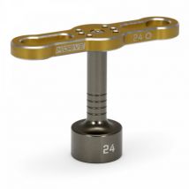 Clé 24mm pour écrous de roues voitures RC - M-DRIVE - Breizh Modelisme