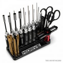 Porte-outils Aluminium CNC - 188x79x17.5mm - M-DRIVE - Breizh Modelisme