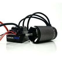 Combo moteur 1/6 Hobbywing Ezrun MAX6 160A + Moteur 4985SL 1650KV Axe 5mm - HW38010801 - Breizh Modelisme