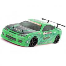 FTX Banzai Voiture RC Drift 1/10 RTR 5529 verte - Waterproof - Entièrement réparable - Breizh Modelisme