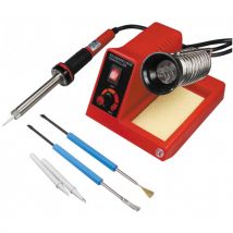 Station de soudage "CT-LSK" réglable 150-450°C 230V/58W, avec 2 pannes + 2 outils - CHILITEC - Breizh Modelisme