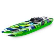 Bateau radiocommandé M41 DCB Widebody 80km/h TSM - Traxxas 57046-4 - Waterproof - Entièrement réparable - Breizh Modelisme