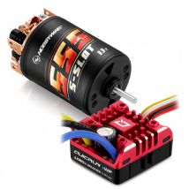 Combo Variateur Hobbywing Quicrun Brushed WP1080 Moteur 555 13T Crawler - 38020352 - Breizh Modelisme