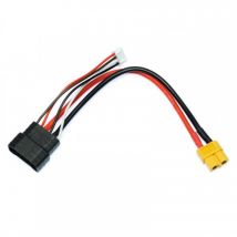 Câble pour chargeur sortie XT60 - XT60 vers Batterie 3S Traxxas ID - BEEZ2B - Breizh Modelisme