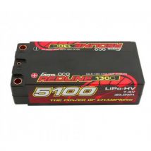 Gens ace Batterie Shorty 2S 7.6V 5100mAh 130C (5mm) - Breizh Modelisme