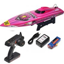 Bateau RC Brushless Joysway ROCKET Deep Vee V2 - 8651 avec Batterie et chargeur. - Breizh Modelisme