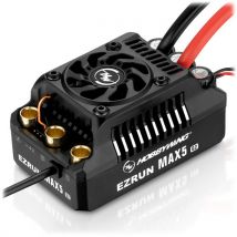 Variateur Hobbywing 1/5 Ezrun MAX5 HV Sensorless 250A, 6-12s LiPo - 30104200 - Waterproof - Entièrement réparable - Breizh Modelisme