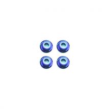 Écrou M3 fastrax bleu (4pcs) - FTM3BF - Breizh Modelisme