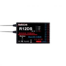 Récepteur 12 voies pour radio AT10II - RDL-0-R12DS - RADIOLINK - Breizh Modelisme
