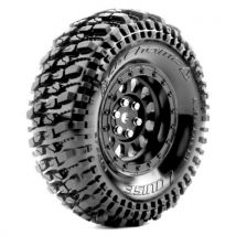 2 pneus et jantes Crawler 1/10 Louise 1.9 CR Champ 3345VB - Breizh Modelisme