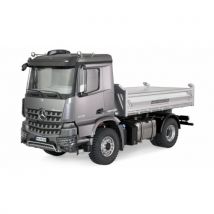 Camion Benne Hydraulique 4x4 Aluminium 2.4ghz RTR gris Amewi 22611 - Breizh Modelisme