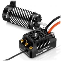 Hobbywing Ezrun Max5 HV + Moteur 56118D 1100KV G2 Axe 5mm 38010604 - Breizh Modelisme