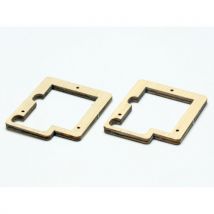 Support encadrement servo 30 x 36mm (2pcs) - C8782 - Breizh Modelisme