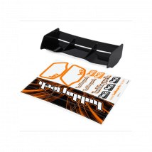 Aileron 1/8 noir et stickers - Hobbytech HT-501601 - Breizh Modelisme