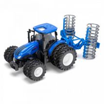 Tracteur jouet radiocommandé 1/24 double roues avec rouleaux KO6636HB - Korody - Breizh Modelisme