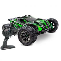 Traxxas Rustler 4x4 Ultimate VXL vert 1/10 RTR - 67097-4 - Waterproof - Entièrement réparable - Breizh Modelisme