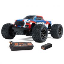 Arrma Granite Grom 4WD 1/18 RTR Truck RC bleu ARA2102T1 - Waterproof - Entièrement réparable - Breizh Modelisme