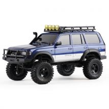 Crawler FMS 1/18 Toyota LC80 bleu FCX18 Prêt à rouler 11831 RTR - Waterproof - Entièrement réparable - Breizh Modelisme