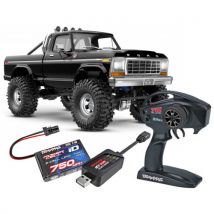 Traxxas TRX-4M F150 High Trail mini crawler 1/18 RTR - 97044-1 noir - Waterproof - Entièrement réparable - Breizh Modelisme