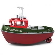 Remorqueur Radio-commandé 230mm Heng Long 1/72 Tugboat 686 vert - AMEWI - Breizh Modelisme