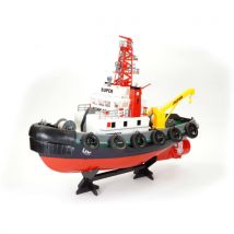 Bateau Remorqueur Word Boat avec jet d'eau RTR Heng Long 3810 - AMEWI - Breizh Modelisme