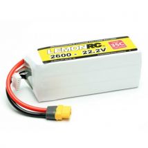 Accu LiPo LEMONRC 2600 - 22.2V (35C) - Breizh Modelisme