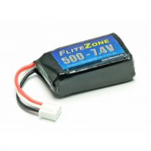 Batterie LiPo FliteZone 500 - 7.4V (ex. 120X) - Breizh Modelisme