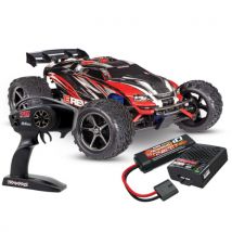 Traxxas Mini E Revo 4WD RTR 1/16 rouge avec Batterie et chargeur USB-C - Waterproof - Entièrement réparable - Breizh Modelisme
