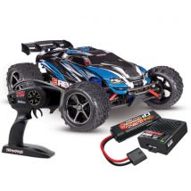 Traxxas Mini E Revo 4WD RTR 1/16 bleu avec Batterie et chargeur USB-C - Waterproof - Entièrement réparable - Breizh Modelisme