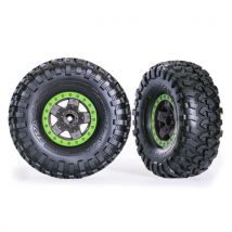 Traxxas 2 Pneus et jantes TRX4 Canyon Trail 2.2" 8181 vert - Breizh Modelisme