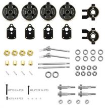 Kit de conversion d'essieu TRX-4M en laiton - H-Speed HSPX050 - Breizh Modelisme