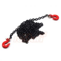Longue chaîne et crochet ensemble noir 96 cm 1/10 RC Rock Crawler - YEAH RACING - Breizh Modelisme