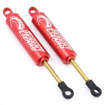 Yeah Racing 2 Amortisseurs Desert Lizard 100mm rouge pour Crawler 1/10 - Breizh Modelisme