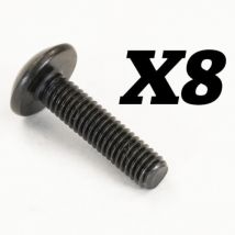 FTX10204 Vis cruciforme à tête bombée large M3x12 - Breizh Modelisme