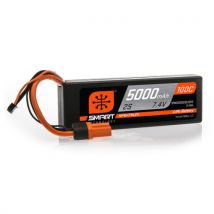 Batterie LiPo 2s Spektrum SPMX50002S100H5 - 7,4 V 5000mAh 100C, IC5 - SPECKTRUM - Breizh Modelisme