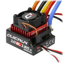 Contrôleur Hobbywing QuicRun 10BL120 G2 120A 2-3s - HW30125002 - Waterproof - Entièrement réparable - Breizh Modelisme
