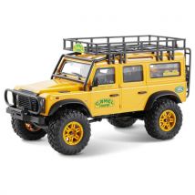 Kit RTR 1/24 Land Rover Defender 110 FCX24M Camel Trophy - FMS12482RTR-YL - Waterproof - Entièrement réparable - Breizh Modelisme