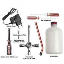 Kit de Démarrage pour Voitures Thermique - HOBBYTECH - Breizh Modelisme