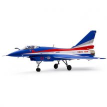 Jet 1/17 EDF J10 PNP bleu (avec reflex V3) env 1m - FMS149-BU - Breizh Modelisme
