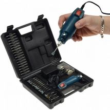 Mini Perceuse Type Dremel 12V - 63 accessoires - CHILITEC - Breizh Modelisme