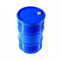 Petit Bidon en plastique bleu (95 x 60mm) - Accessoires pour crawler 1/10 - Breizh Modelisme