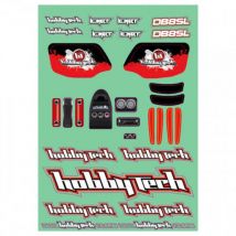 Planche stickers DB8SL Orange - Hobbytech STICK-DB8SL.OR - Breizh Modelisme