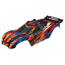 Traxxas 6717T Carrosserie orange Rustler 4x4 VXL - Breizh Modelisme