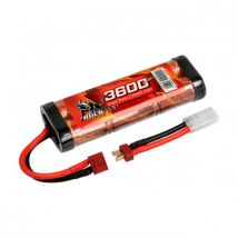 Batterie Ni-Mh 3600mAh 7.2V Tamiya + Dean (130x45x23mm) - Breizh Modelisme