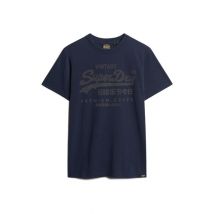 Superdry Classic Heritage Slim Fit T Shirt - Navy - L