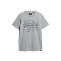 Superdry Classic Heritage Slim Fit T Shirt - Grey - M