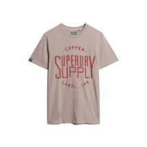 Superdry Copper Label Workwear Slim Fit T-shirt - Beige - M