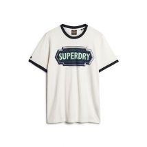 Superdry Ac Ringer Workwear Graphic Slim Fit T-shirt - Navy - S