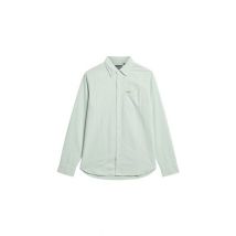 Superdry Cotton Long Sleeve Oxford Shirt - Green - S